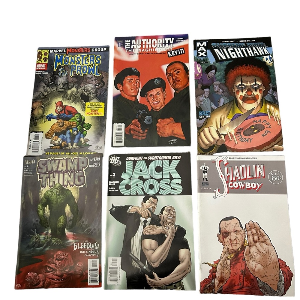 VINTAGE LOT OF 6 COMICS